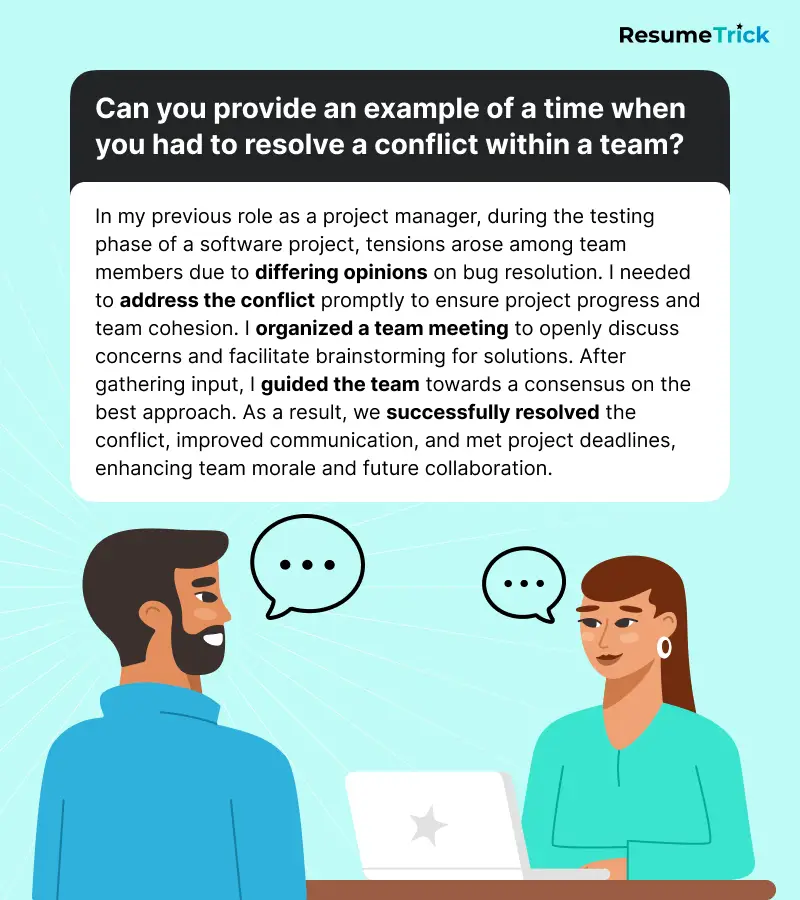 STAR interview questions and answers examples